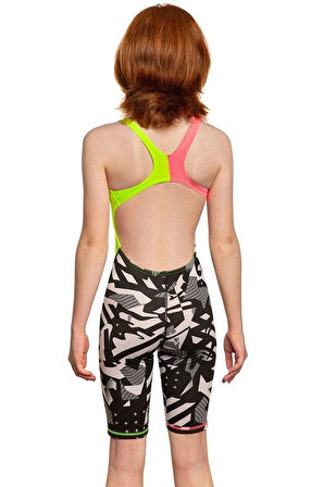 Mad Wave Kız Çocuk Mayosu antichlor Kneeskin