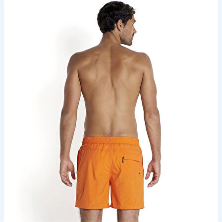 Speedo Scope Erkek Şort Mayo - Turuncu/Beyaz