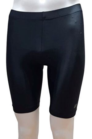 Net Collection Likra Futbolcu Bermuda Tayt Siyah (şort Altı Tayt)