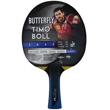 Butterfly Timo Boll Black Masa Tenisi Raketi