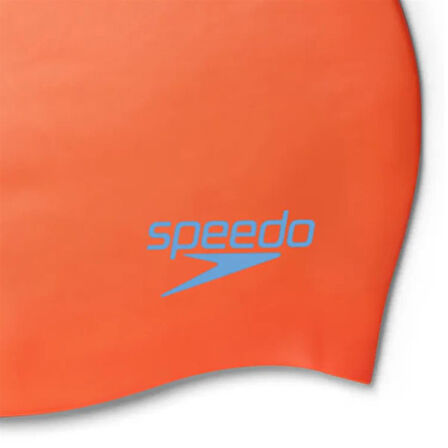 Speedo Plain Moulded Silikon Çocuk Yüzücü Bonesi