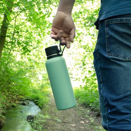 Lurch - “Outdoor” 1 L Adaçayı Yeşil, Paslanmaz Çelik Termos - Çift Cidarlı, Sızdırmaz - 270981