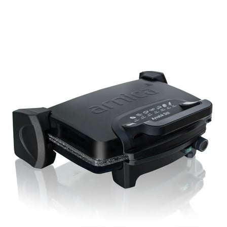 Arnica GH26262 Ayvalık Stil Siyah Tost Makinesi
