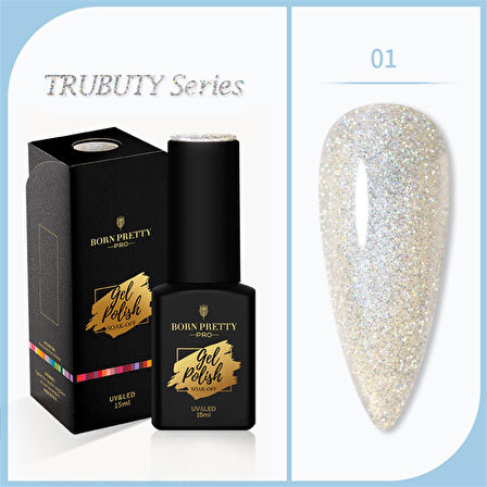 Born Pretty Trubuty Serisi Kalıcı oje 15 ml  01 (52184-01)