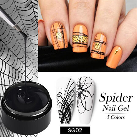 Born Pretty Spider Gel SG-02 (Siyah) 46740-02