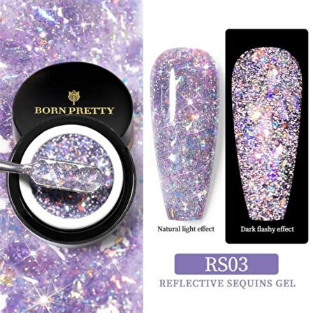 Born Pretty Reflektif Pullu UV Jel RS03 (53923-3)