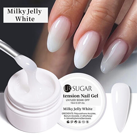 Ursugar Builder jel 15 ML MILKY JELLY WHITE (54738)