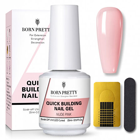 Born Pretty Builder jel set 15 ML NUDE-PINK (53983)