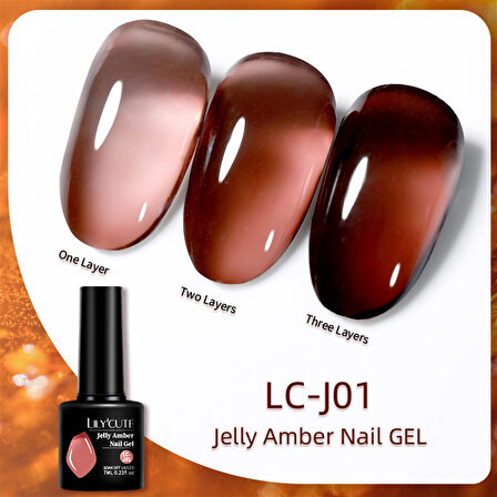 Lily Cute Amber Serisi Kalıcı oje LC-J01 (55725)