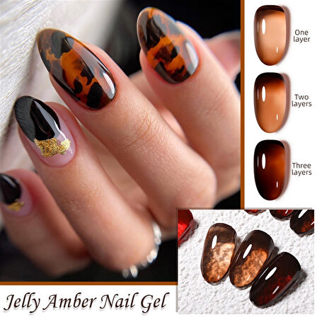 Lily Cute Amber Serisi Kalıcı oje LC-J06 (55725)