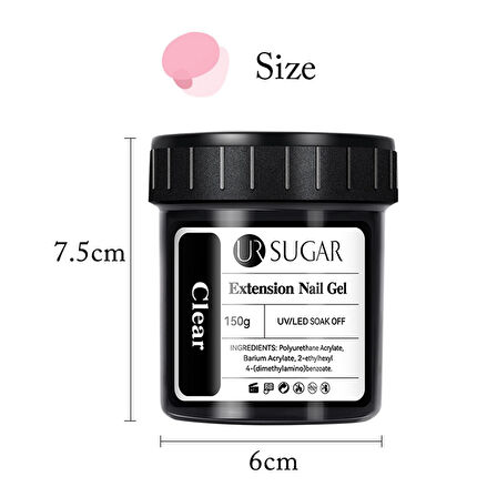 Ursugar 150g Camouflage 150 ML CLEAR (55637-1)