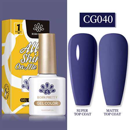 BORN PRETTY 10 ml SILKY WHITE Serisi Kalıcı oje CG040 (55845)