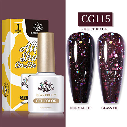 BORN PRETTY 10 ml SILKY WHITE Serisi Kalıcı oje CG115 (55845)