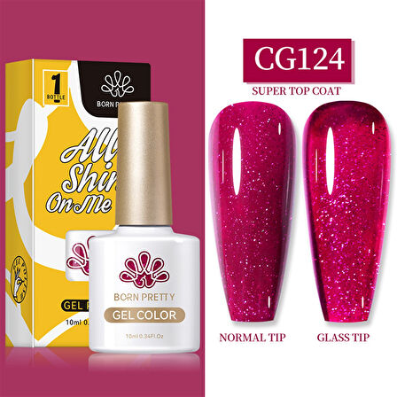 BORN PRETTY 10 ml SILKY WHITE Serisi Kalıcı oje CG124 (55845)