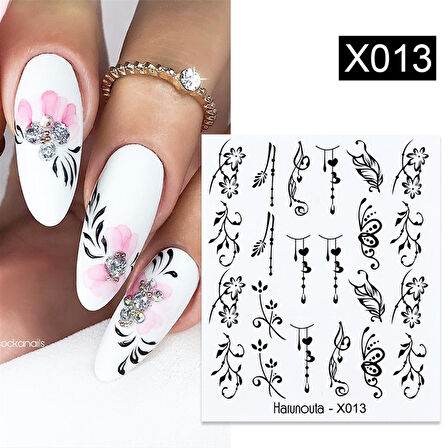 Su transferli nail art sticker X013 (49831-13)