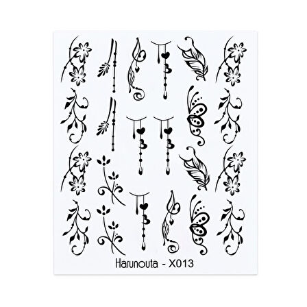 Su transferli nail art sticker X013 (49831-13)