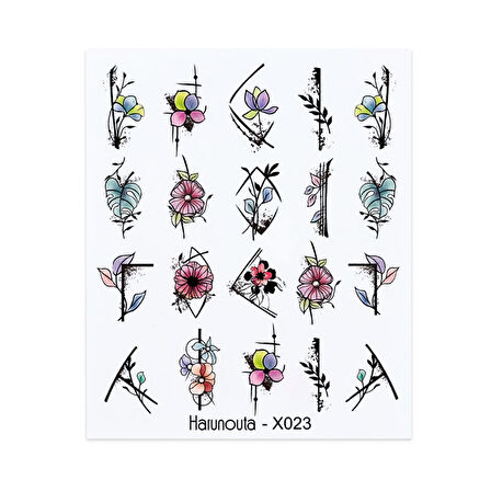 Su transferli nail art sticker X023 (49831-23)