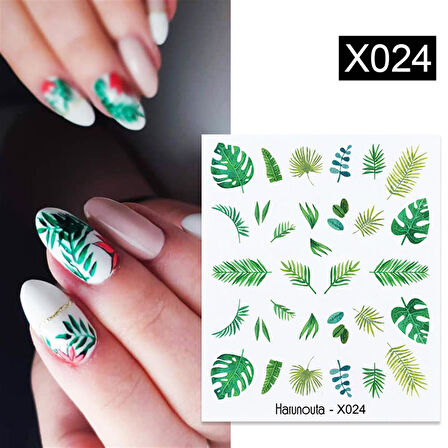 Su transferli nail art sticker X024 (49831-24)