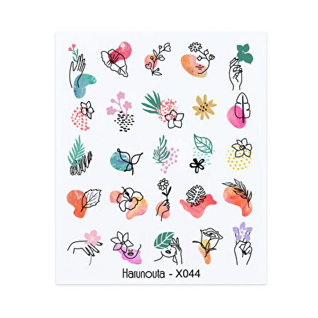 Su transferli nail art sticker X044 (50127-2)