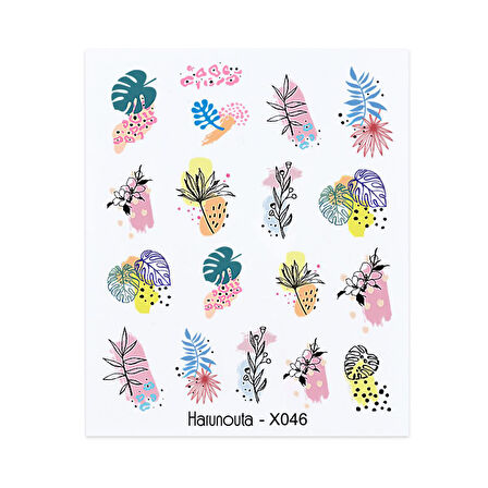 Su transferli nail art sticker X046 (50127-4)