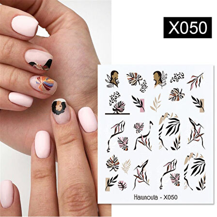 Su transferli nail art sticker X050 (50127-8)