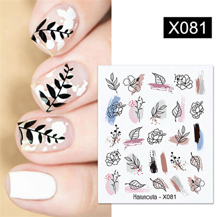 Su transferli nail art sticker X081 (52340-1)