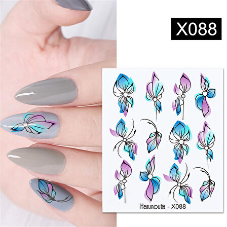 Su transferli nail art sticker X088 (52340-8)