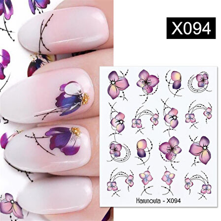 Su transferli nail art sticker X094 (52340-14)