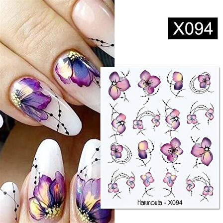 Su transferli nail art sticker X094 (52340-14)