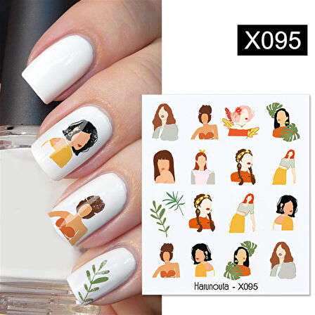 Su transferli nail art sticker X095 (52340-15)