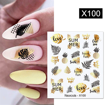 Su transferli nail art sticker X100 (52340-20)