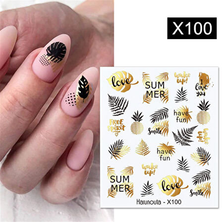 Su transferli nail art sticker X100 (52340-20)