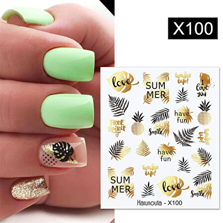 Su transferli nail art sticker X100 (52340-20)