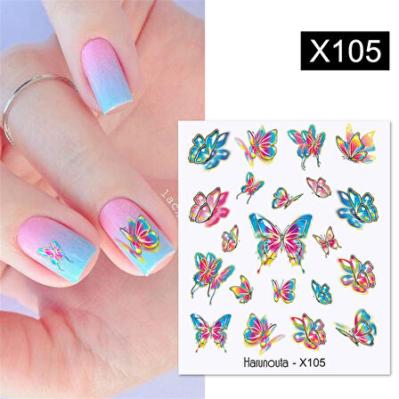 Su transferli nail art sticker X105 (53013-5)