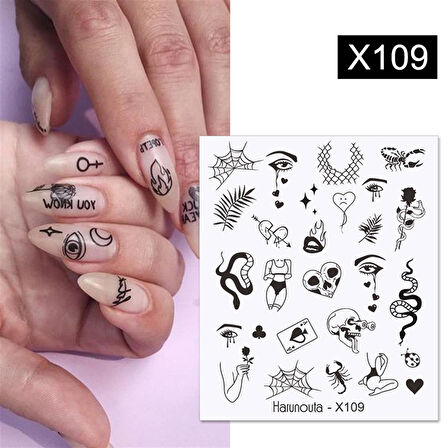 Su transferli nail art sticker X109 (53013-9)