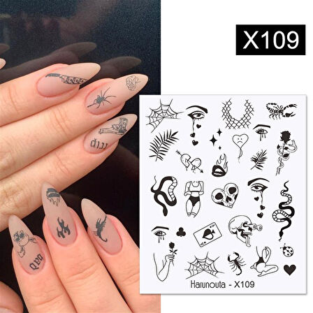 Su transferli nail art sticker X109 (53013-9)