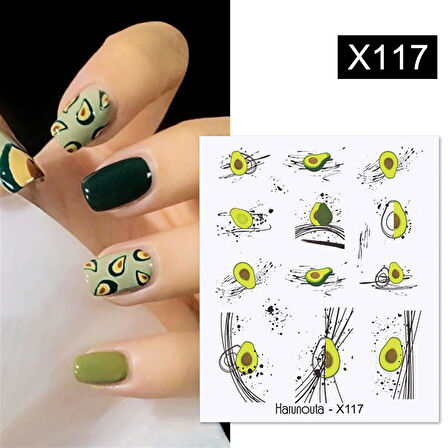 Su transferli nail art sticker X117 (53013-17)