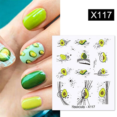 Su transferli nail art sticker X117 (53013-17)