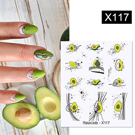 Su transferli nail art sticker X117 (53013-17)