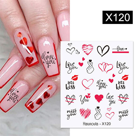 Su transferli nail art sticker X120 (53013-20)