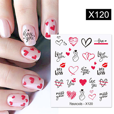 Su transferli nail art sticker X120 (53013-20)