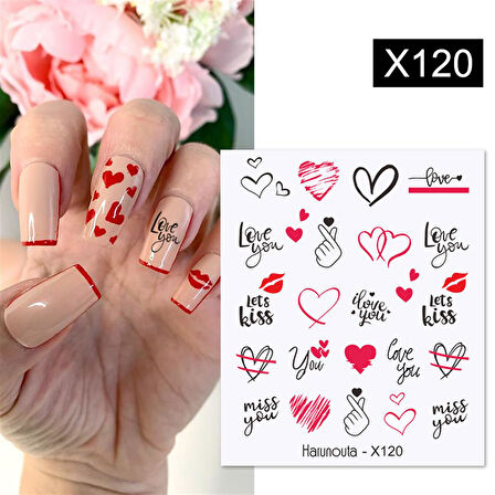 Su transferli nail art sticker X120 (53013-20)