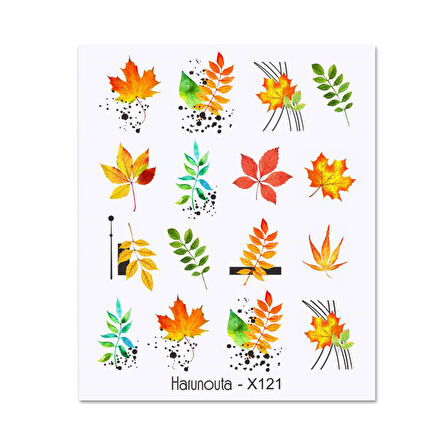 Su transferli nail art sticker X121 (53013-21)