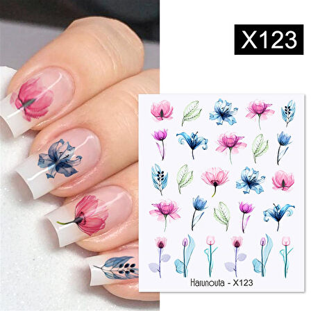 Su transferli nail art sticker X123 (53013-23)