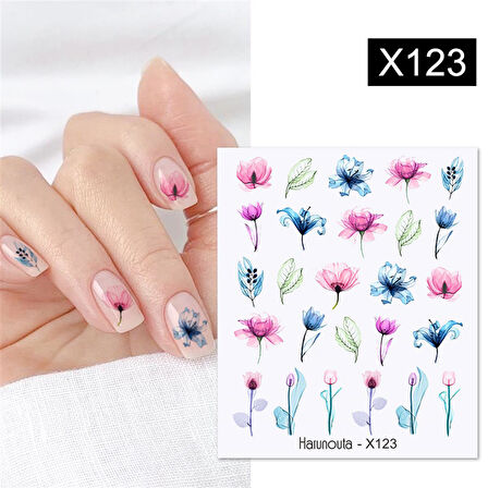 Su transferli nail art sticker X123 (53013-23)