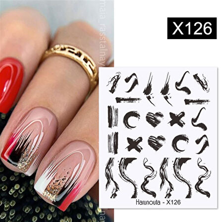 Su transferli nail art sticker X126 (53622-2)