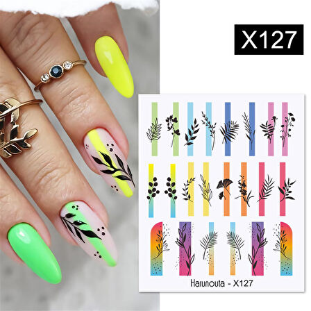 Su transferli nail art sticker X127 (53622-3)