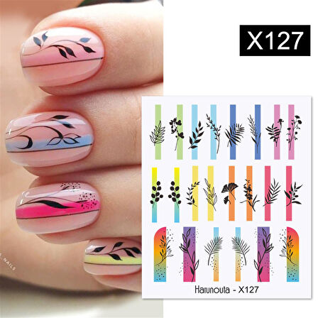 Su transferli nail art sticker X127 (53622-3)