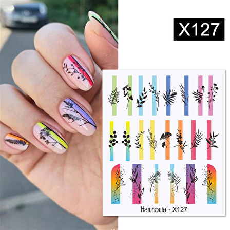 Su transferli nail art sticker X127 (53622-3)