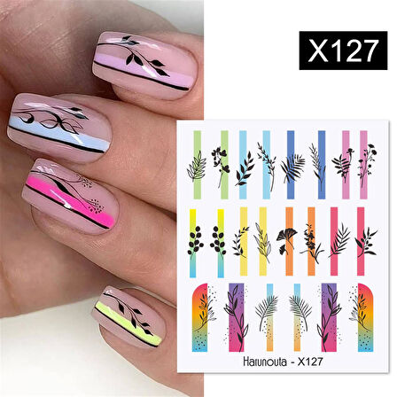 Su transferli nail art sticker X127 (53622-3)